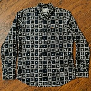 Farah | Blue/Cream | LS Printed Shirt